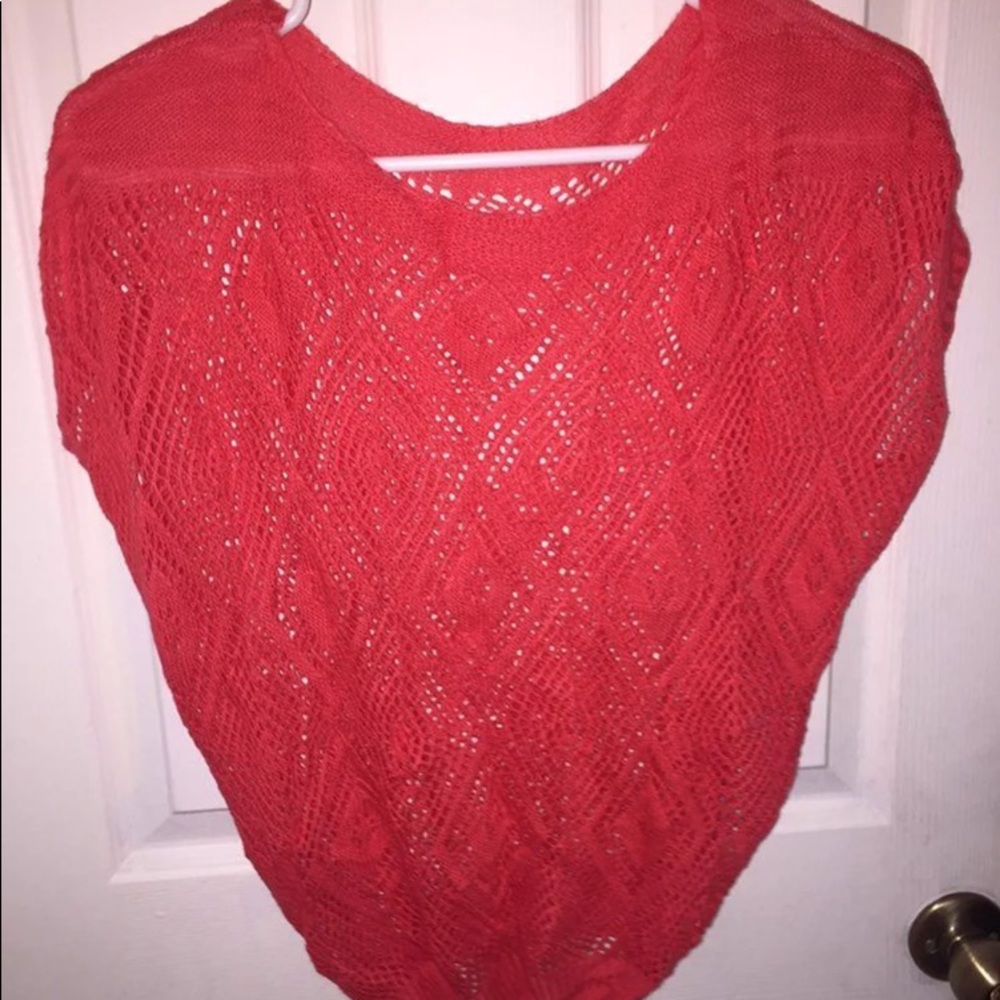 NEW Cute Bohemian Balmain Pull Over Pink Knit Top